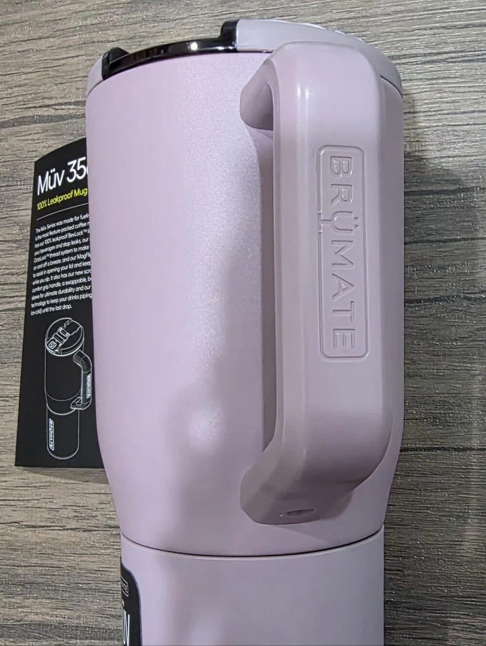 NWT BrüMate MÜV 35 oz Leakproof Insulated Hot/Cold Mug Lavender Purple
